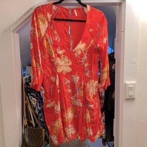 Free people comfy mini dress with pockets